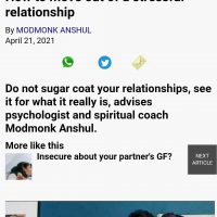 Rediff - relationship